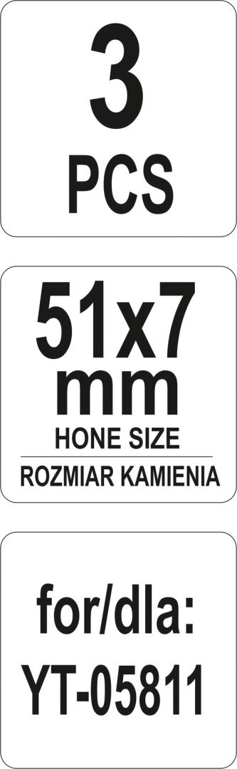 KAMIENIE WYMIENNE DO HONOWNICY 2''