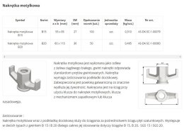 NAKRĘTKA MOTYLKOWA B15