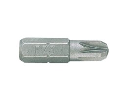 BIT, GROT, KOŃCÓWKA 1/4 POZIDRIV 25MM PZ3