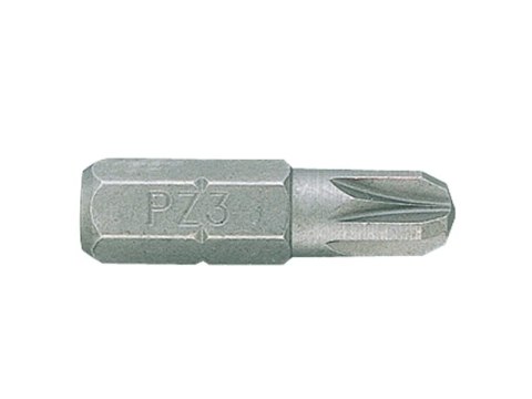 BIT, GROT, KOŃCÓWKA 1/4 POZIDRIV 25MM PZ3