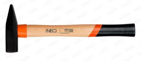 MŁOTEK ŚLUSARSKI HARTOWANY, TRZONEK DREWNIANY 1000G