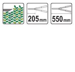 NOŻYCE DO ŻYWOPŁOTU 550MM
