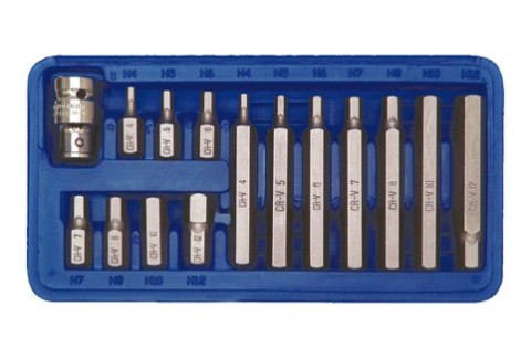 KLUCZE SPECJALNE HEX H4-H12 15 CZĘŚCI