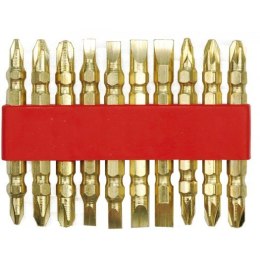 KOŃCÓWKI SRUBOKRĘTOWE 10 SZTUK 66112 GOLD