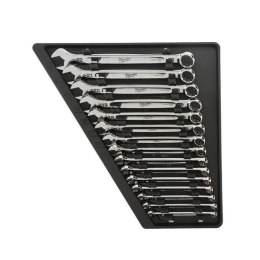 ZESTAW KLUCZY PŁASKO-OCZKOWYCH 15 EL.