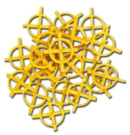 KRZYŻYKI DYSTANSOWE Z OGRANICZNIKIEM OP-100SZTUK 1.5MM