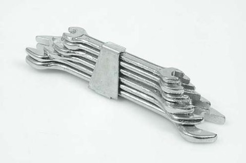 KOMPLET KLUCZY PŁASKICH 6 SZT 6-17 KOMPLET