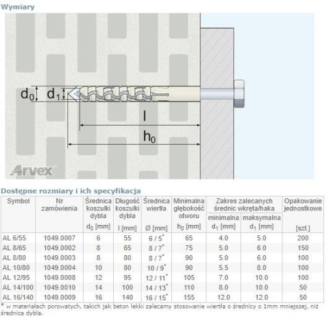 KOSZULKA PRZEDŁUŻANA AL 10/80MM