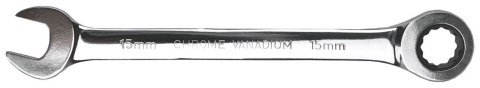 KLUCZ PŁASKO-OCZKOWY Z GRZECHOTKĄ 15MM