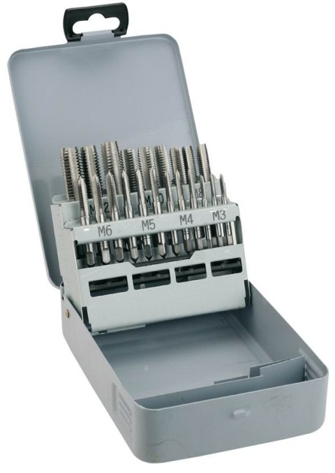 KOMPLET GWINTOWNIKÓW M3-M12 21CZĘŚCI
