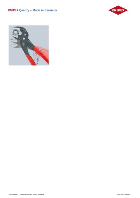 SZCZYPCE DO RUR SMARTGRIP 250MM